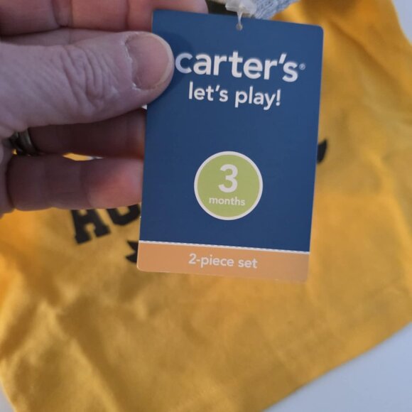 NWT Carters 2 piece Rock Star Academy outfit - Hoodie with pants - Picture 3 of 5